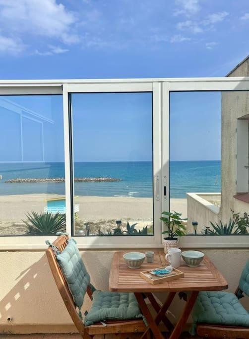Grand Large Appartement Terrasse Front De Mer Barcares Le Barcarès Exterior foto